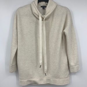 J Crew womens XXS sweater pullover mock neck pockets wool blend warm comfort